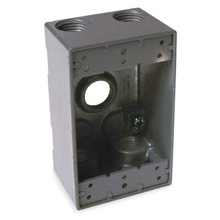 Bell Outdoor 5331-0 Weatherproof Electrical Box, 18.3 Cu In, Single Gang Box