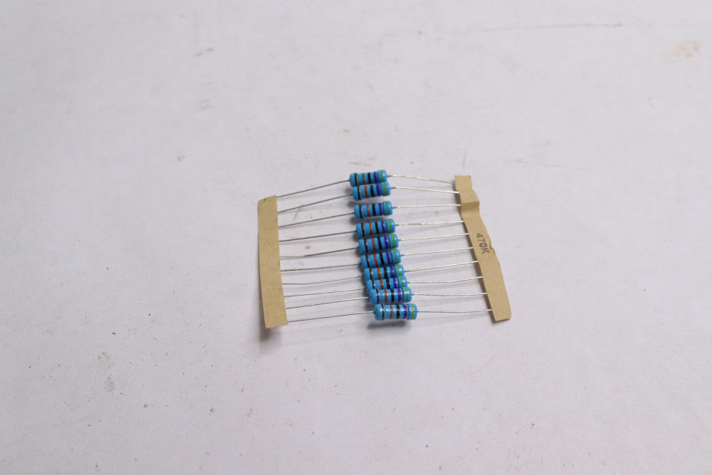 (10-Pk) Metal Film Resistor 470k Ohm 1/4W 1% 83-1045