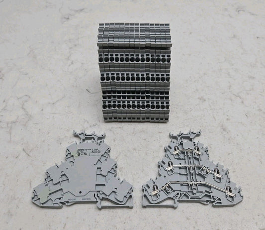 16 Pack Wago 2002-3201 TopJob Triple Deck Terminal Block 500V 24A  5.2mm New