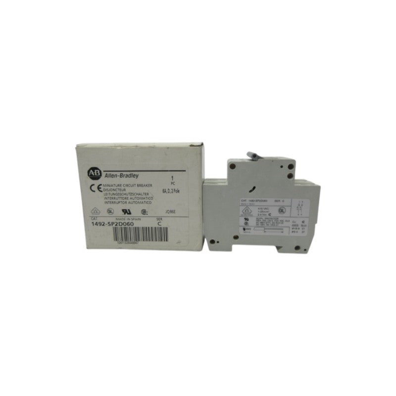 ALLEN BRADLEY 1492-SP2D060 SER. C 415VAC 6A (PKG OF 2) NSMP