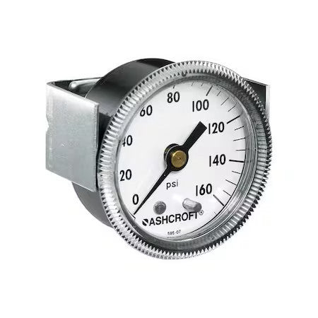 Ashcroft 25W100th02xuczg100# Panel Mount Pressure Gauge, 0 To 100 Psi, 2 1/2 In