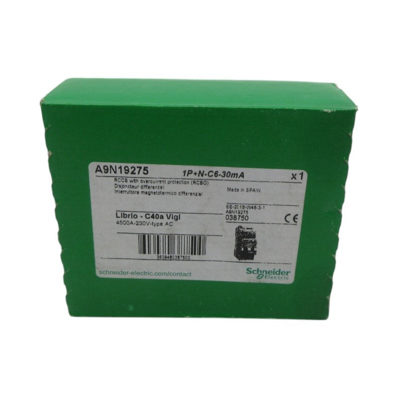 SCHNEIDER ELECTRIC A9N19275 230V 6A NSFS