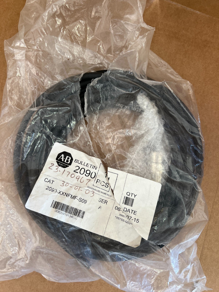 ALLEN BRADLEY, 2090-XXNFMF-S09, POWER CABLE W SPEEDTEC CONNECTOR 9M, MAKE OFFER!
