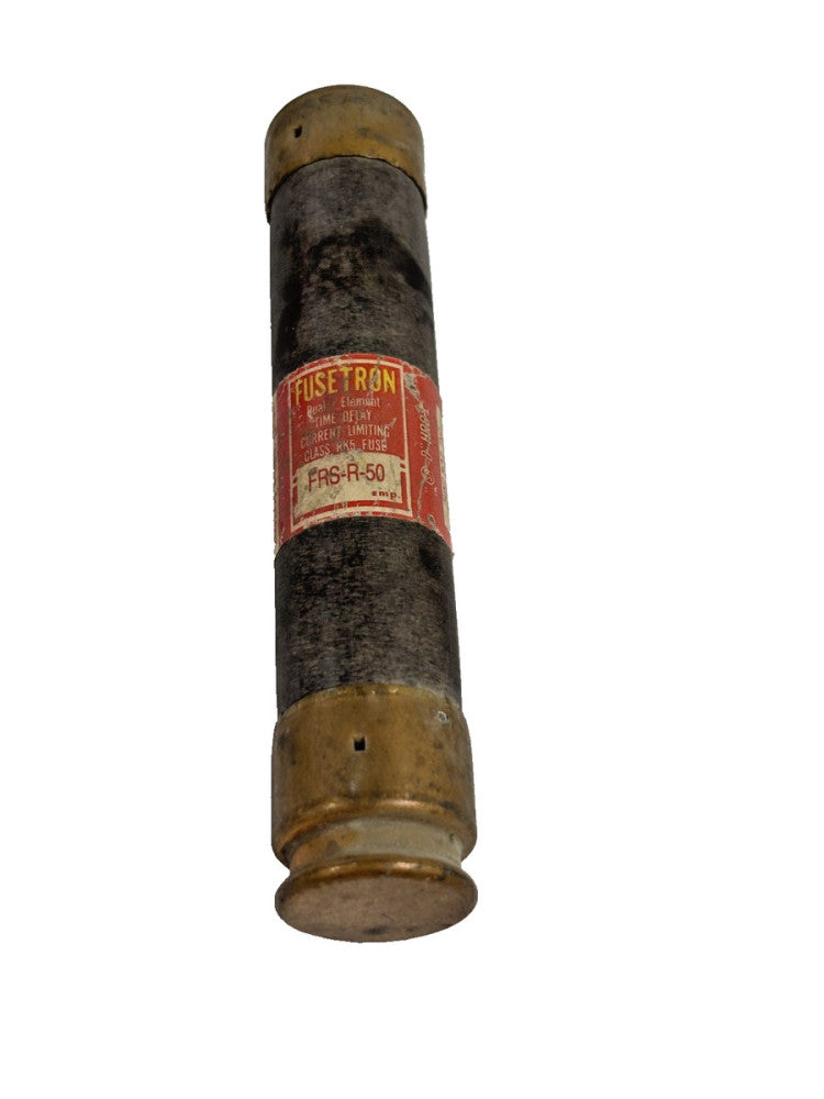 BUSSMANN FUSETRON DUAL ELEMENT TIME DELAY FUSE FRS-R-50, 50A, 600VAC