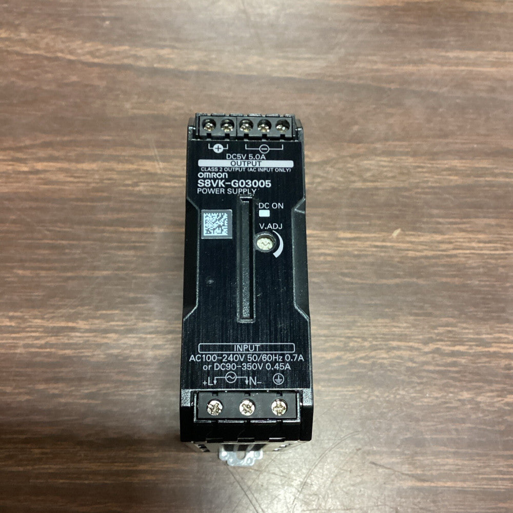 OMRON S8VK-G03005 Switching Power Supply, 5VDC ,5A ,50/60Hz