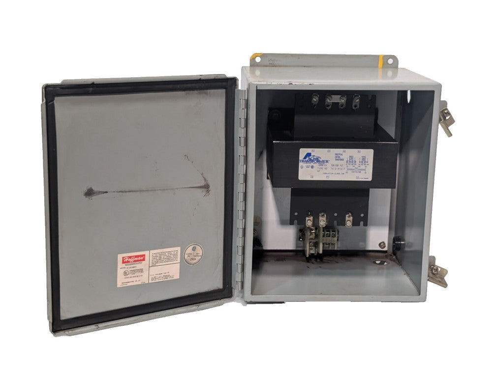Acme TA-2-81217 Industrial Control Transformer, Hoffman A-12108CH Enclosure Box