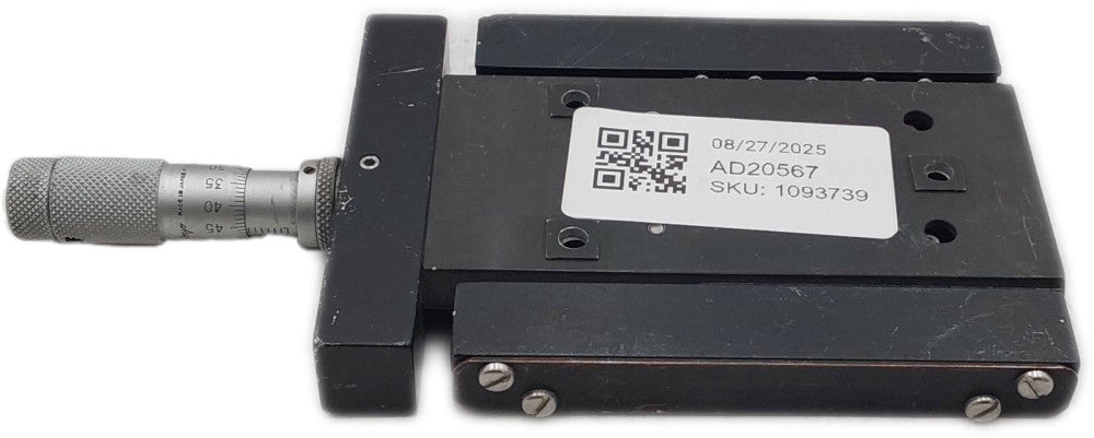 Oriel 3"x3.5" Translation Positioner Stage w/0-13mm Mitutoyo Mic 