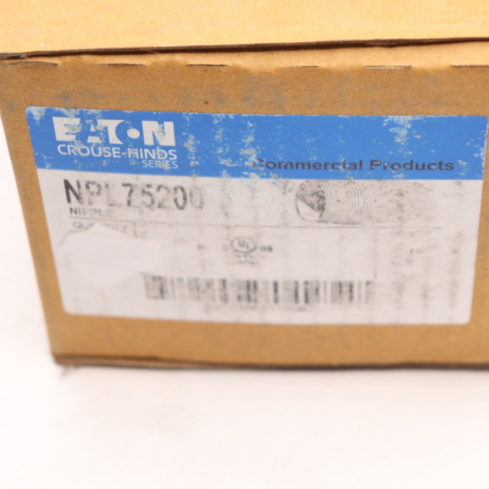 Eaton Conduit Nipple Steel 3/4" x 2" NPL75200