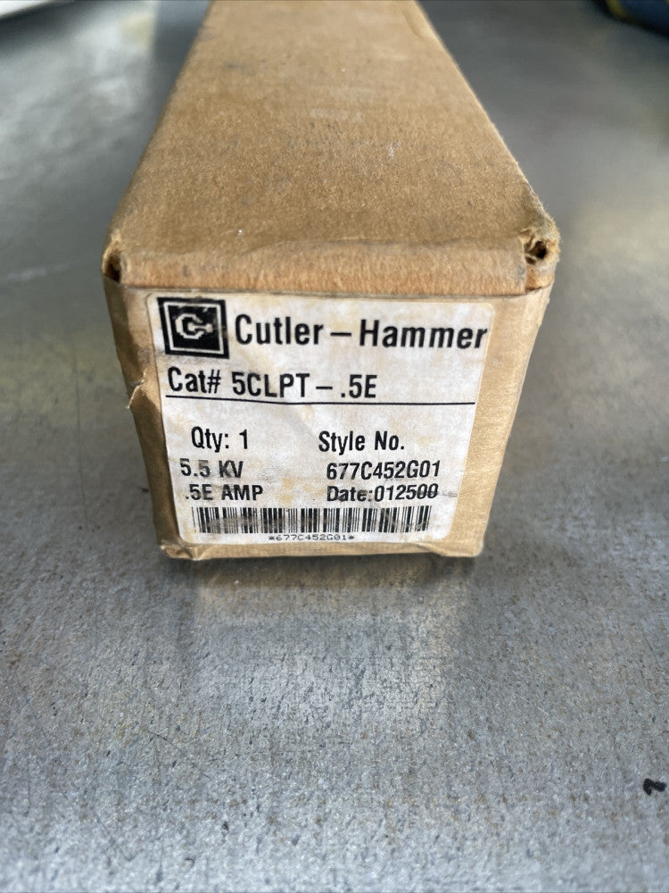 New Open Box! CUTLER HAMMER 5CLPT-5E FUSE STYLE 677C452G01