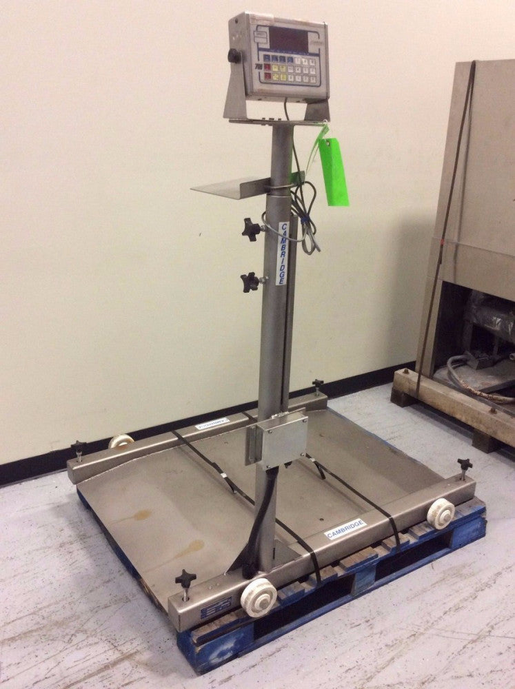 Cardinal Detecto / CAMBRIDGE SS670-P2 PORTABLE S/S PLATFORM SCALE 1000LB