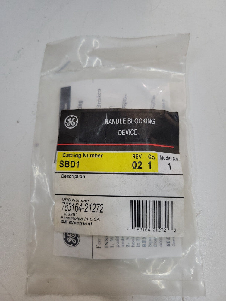 1 PCKG ONLY ~ GE SBD1 HANDLE BLOCKING DEVICE S1 E-FRAME NEW OLD STOCK !!