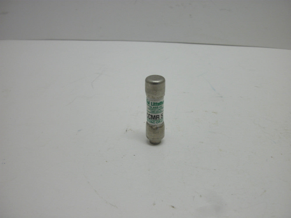 LITTELFUSE CCMR 5 TIME DELAY FUSE 5 AMP 600VAC CLASS CC CURRENT LIMITING