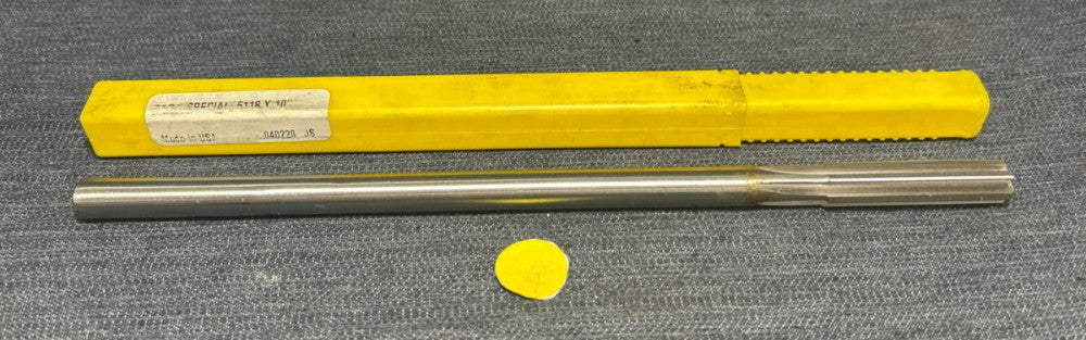 UNBRANDED .5118  HS CHUCKING REAMER  10-1/8" OAL  2-1/8" LOC