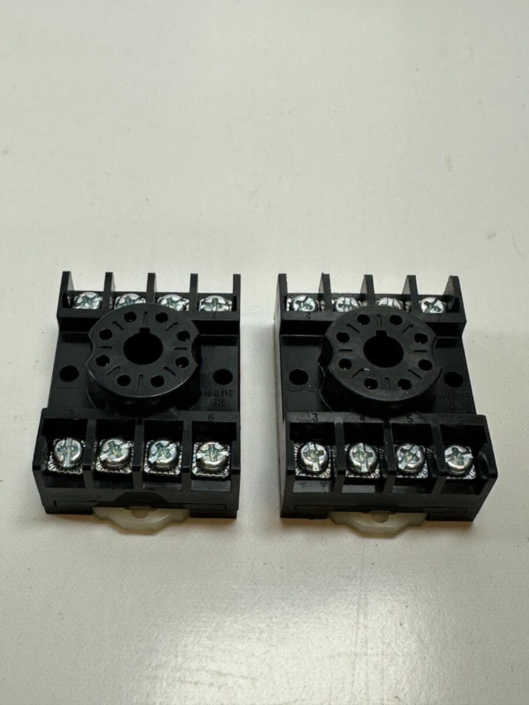 Allen Bradley 700-HN125 Relay Socket Bases (lot of 2) 1-A,300VAC 8-pin