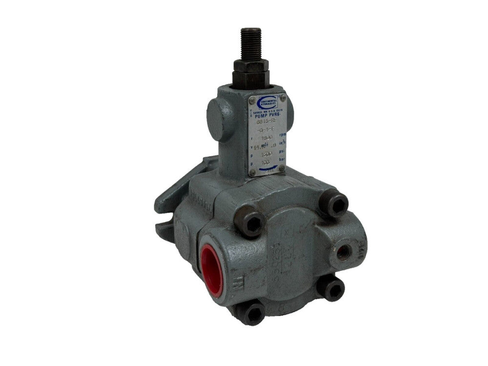 USED CONTINENTAL HYDRAULICS PVR6-6B15-RF-O-1-F VANE PUMP 1800RPM 1500PSI 103BAR