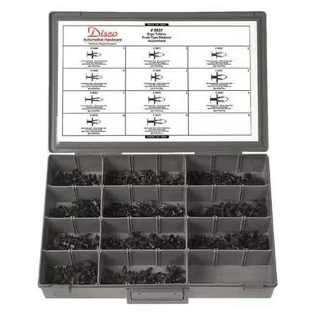 Zoro Select 8637 Ergo Tuflok Retainer Assortment,280 Pc