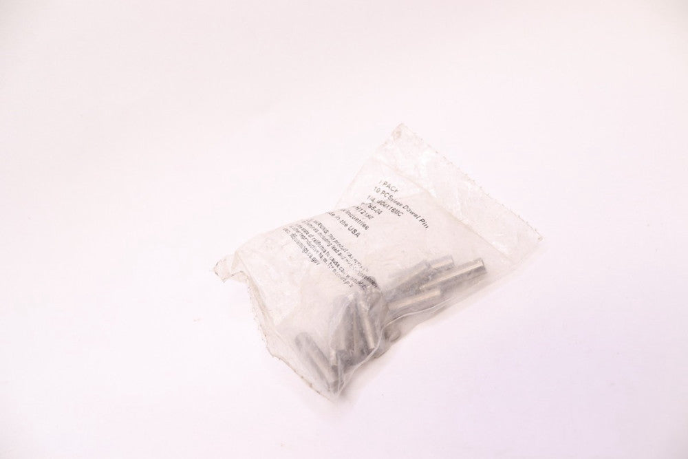 (10-Pk) Radax Dowel Pin 18-8 Stainless Steel 1/4-In x 1-In DPS04X16MC