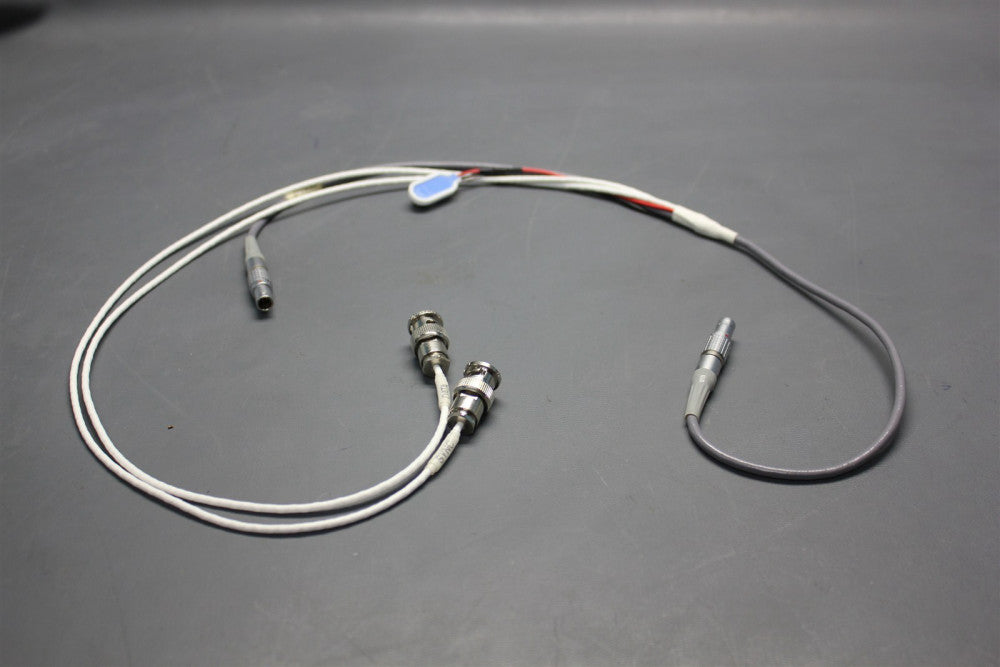36" LEMO FGG.0B 4 PIN TO BNC/9V CONNECTOR FAN OUT 1-3 CABLE ASSEMBLY