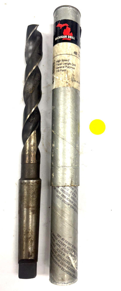 MICHIGAN DRILL HS 13/16" TAPER LENGTH DRILL #400