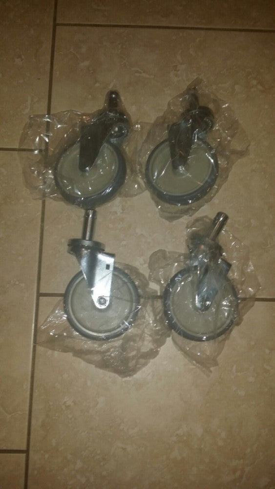 PPR 5" CASTER SOLID STEM  T.5C (4 CASTERS) DERSHENG