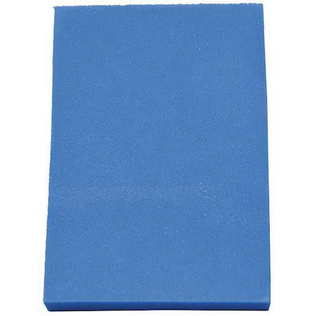 Zoro Select 1001322Blu Foam Sheet, Crosslink, 24 In W, 48 In L, 1/4 In Thick,