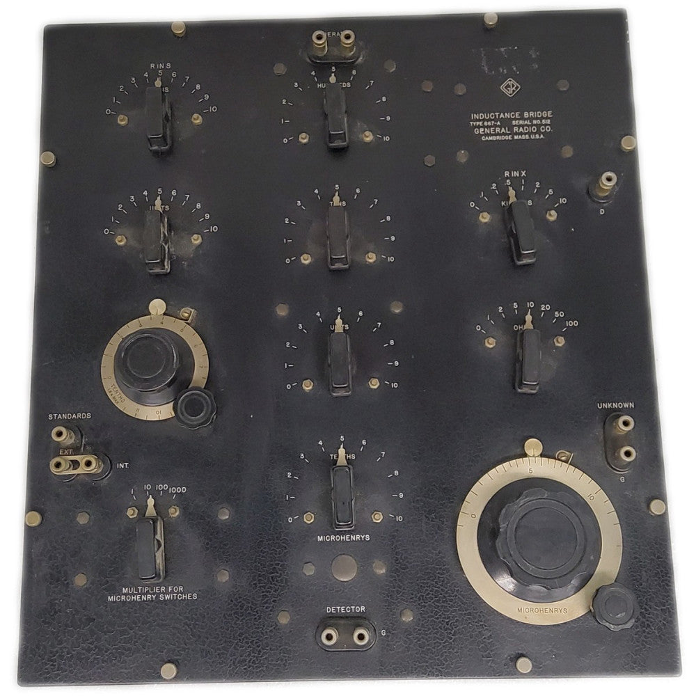 General Radio  667-A  Inductance Bridge