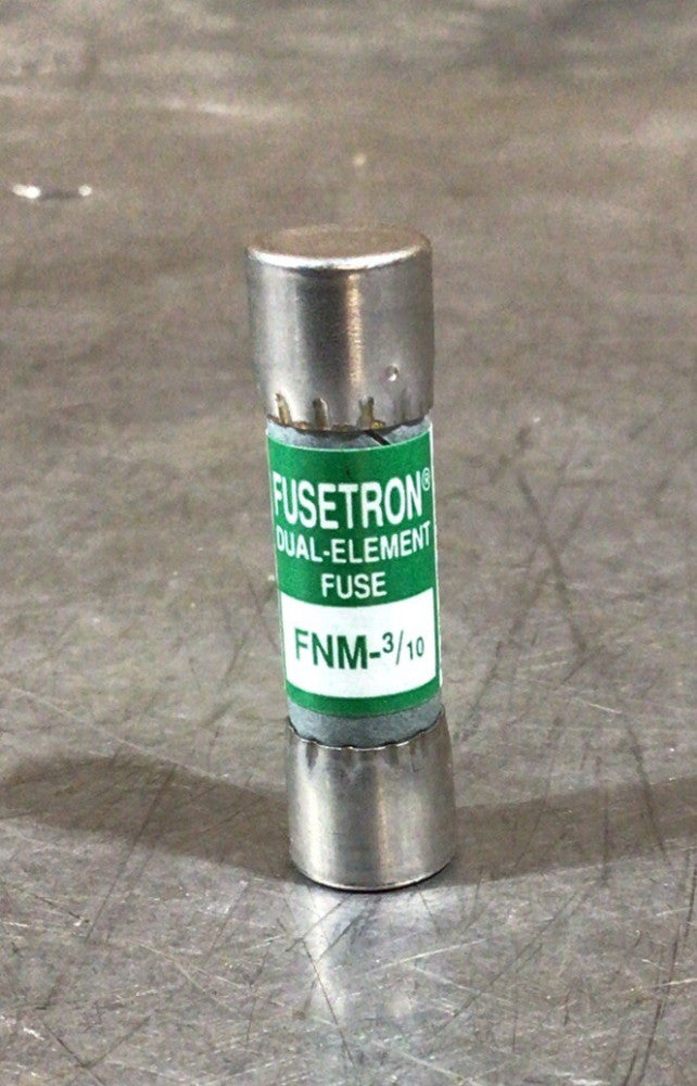 Bussmann FNM-3/10 0.3A 250Vac Fusetron Dual Element Fuse