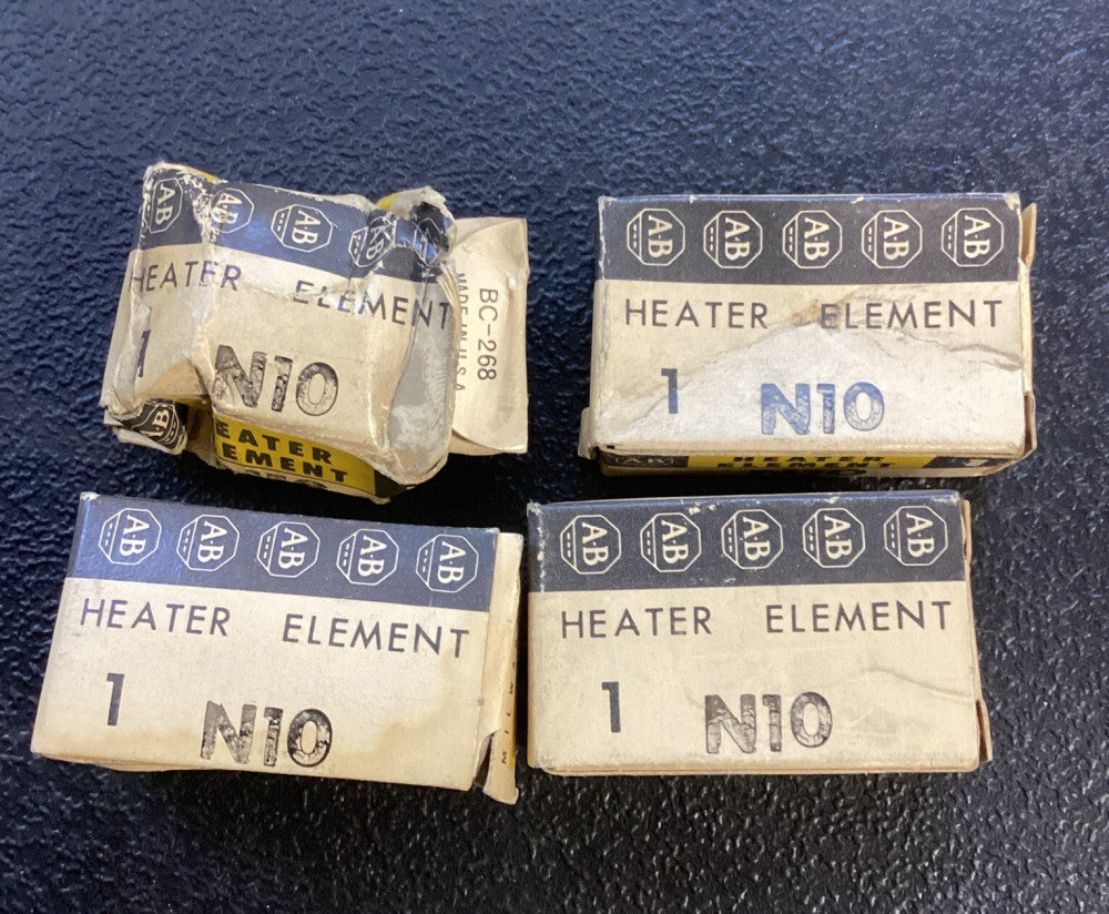 ALLEN-BRADLEY N10, Thermal Overload Heater Element Lot Of 4