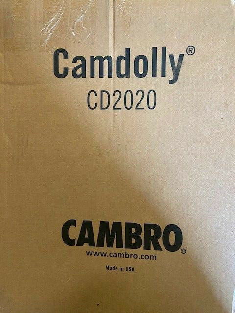 Cambro CD2020110 Camdolly 22-1/2"L x 22-1/2"W x 8-1/4"H - Black