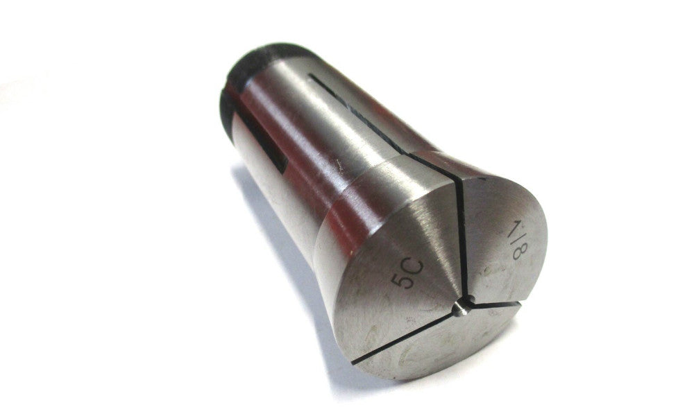 NEW 1/8" x 3.28" OAL .0005" TIOR 1.041-24 Internal Thread Steel Round 5C Collet
