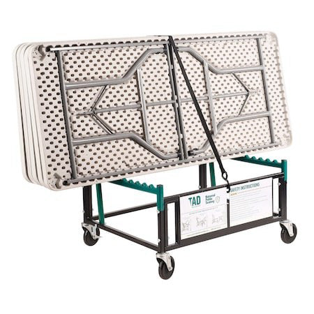 National Public Seating Tad Table Dolly, 1,000 Lb Load Capacity, 48 In L, 28 In