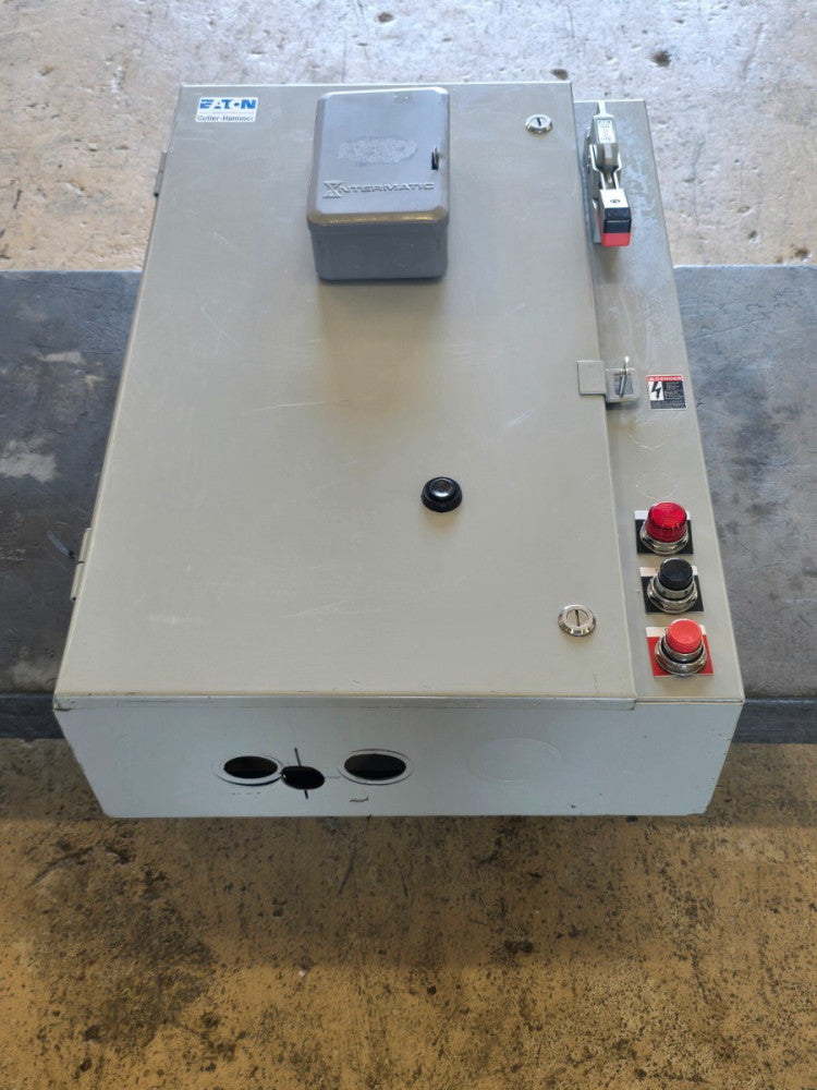EATON SIZE-3 COMBINATION MOTOR CONTROLLER,ECN2431CCG,600V/50HP,USED, MAKE OFFER!