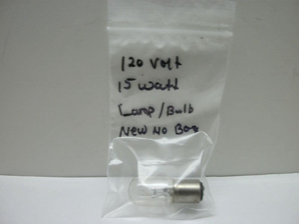 SYLVANIA 120V15W MINIATURE BULB DOUBLE CONTACT BAYONET NEW NO BOX
