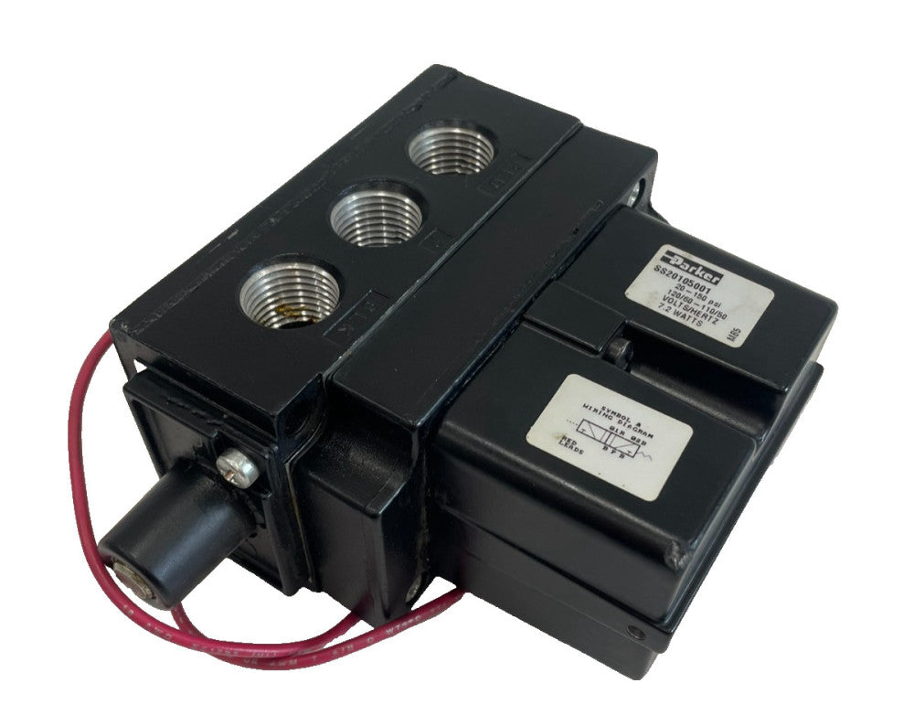NEW PARKER SS20105001 PNEUMATIC SOLENOID VALVE