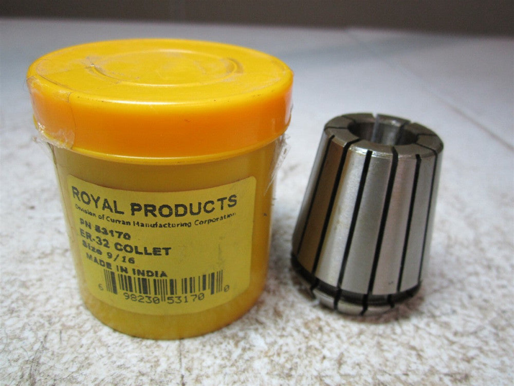 Royal Products (53170) 9/16 Diameter Steel ER-32 Collet