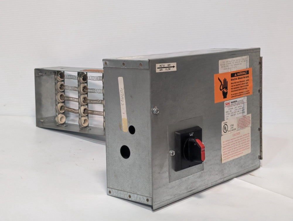 Warren CBK 1.5-18.00x8.00 Electric Duct Heater with Integral Limit Control, 277V