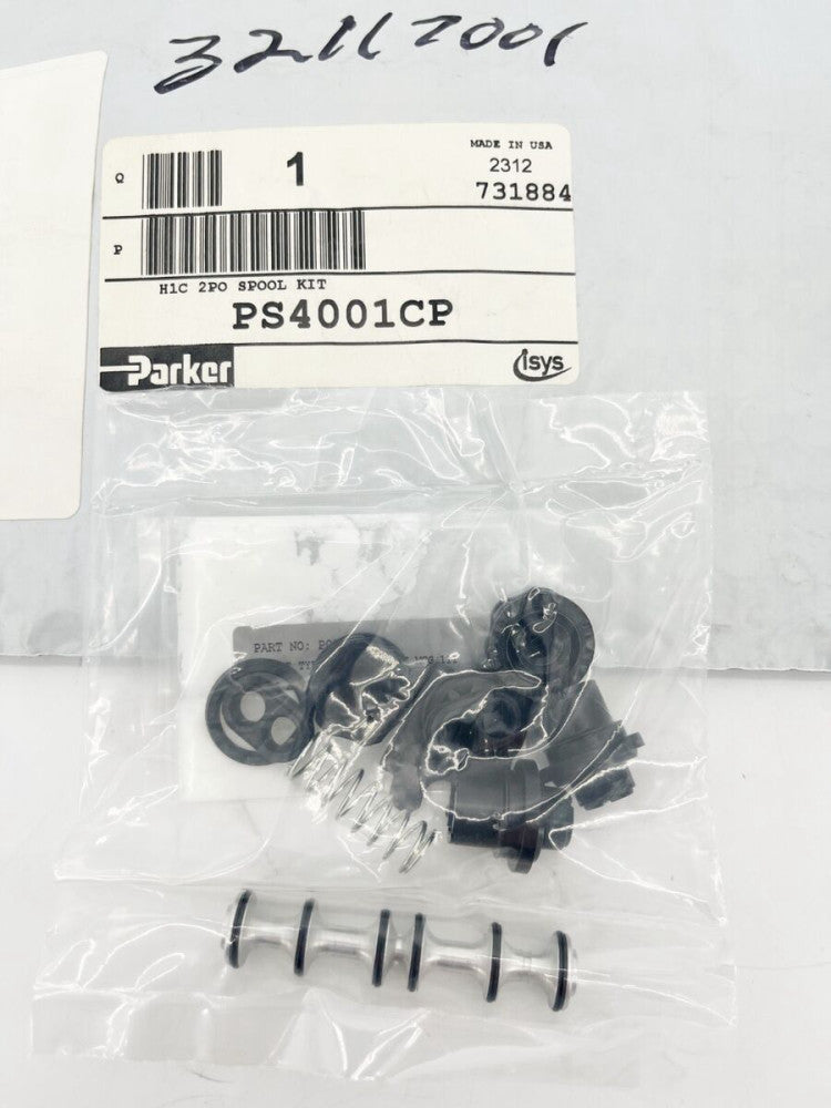 New Parker PS4001CP H1C 2PO Valve Spool Kit