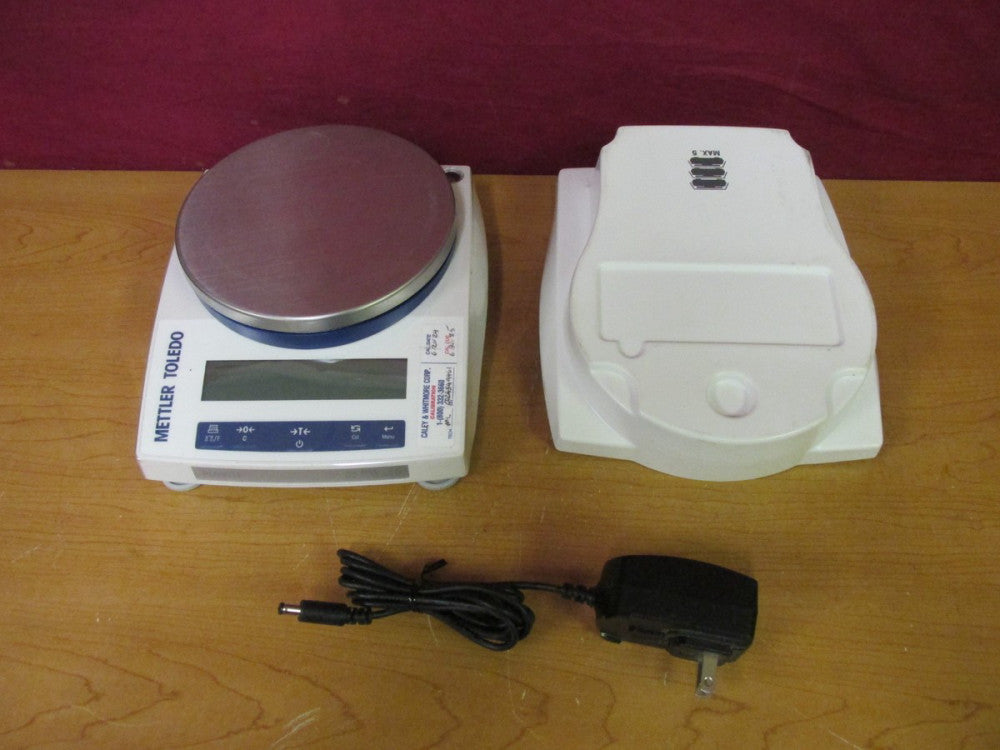 Mettler Toledo PL6001E Precision Balance 6200G Max Capacity w/Cover & Power Cord