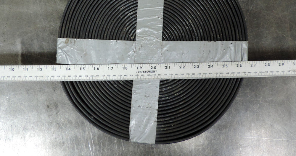 Festoon Cable Flat Black Cable E-24573(J) Partial Roll 600V  17.6LBS
