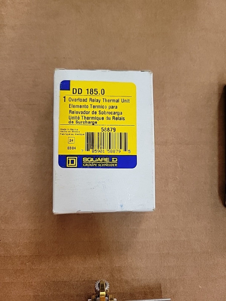 Square D DD185  Overload Heater DD185.0 Thermal Unit 58879 NEW