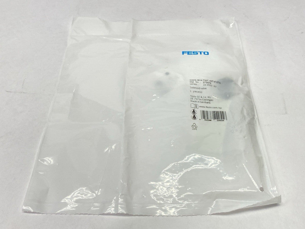 Festo VUVG-B14-T32C-AZT-F-1T1L Solenoid Valve 573476