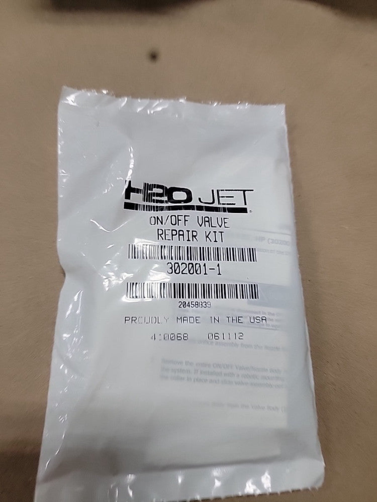H2O JET Parts ON/Off Valve Repair Kit 302001-1 Water Jet Cutting MADE IN USA