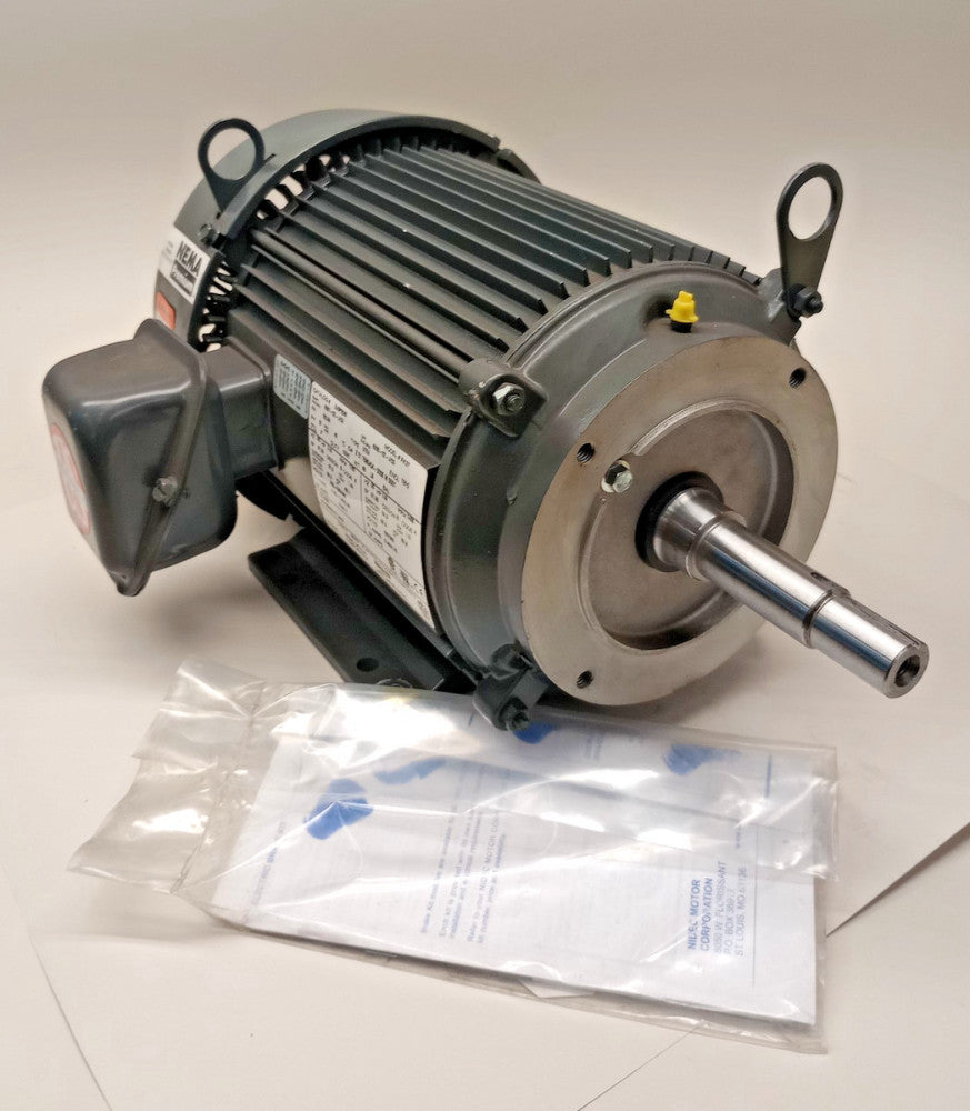 US Motors UJ3P2DM Electric Motor FK37 3ph 3hp 1765/1455rpm TEFC UTE4 Nidec