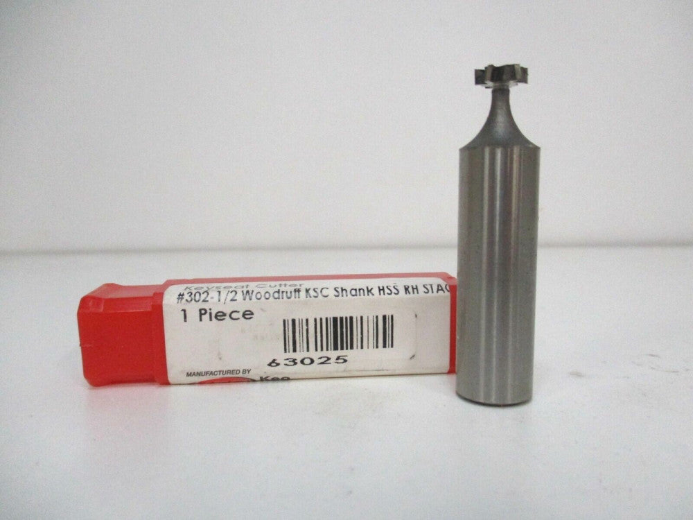 Keo (63025) 5/16 x 1/2 x 3/32 x 2-3/32 HSS 6-Teeth Shank Connection Woodruff Key