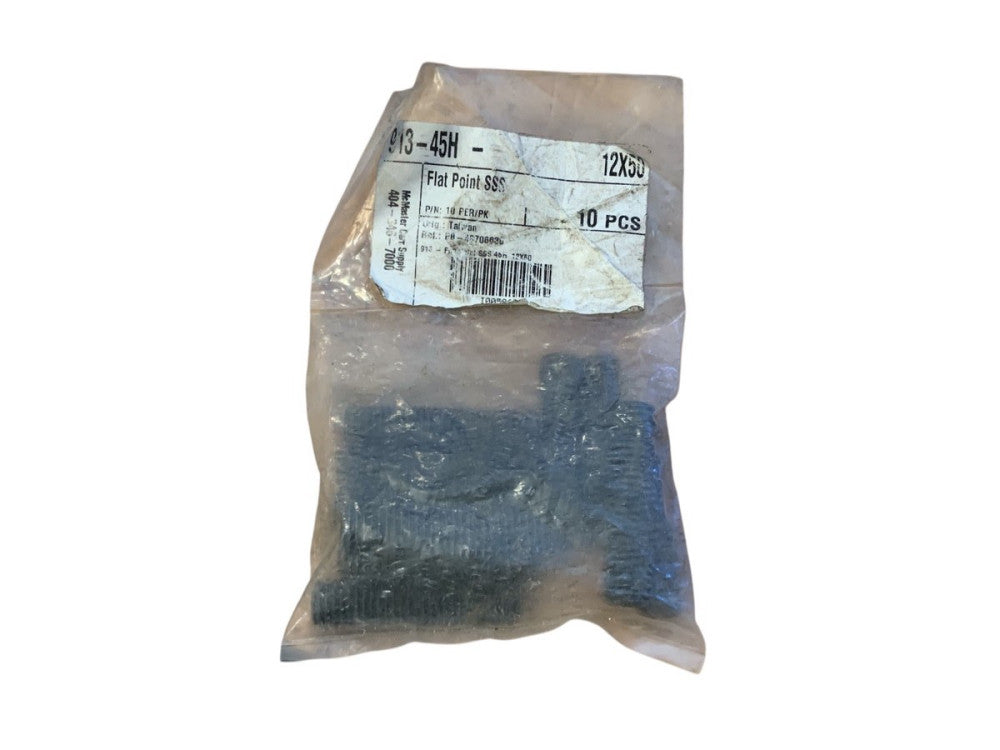 M8 x 55mm Socket Set Screws Flat Point SSS Black DIN 913 45H McMaster Carr 8x55