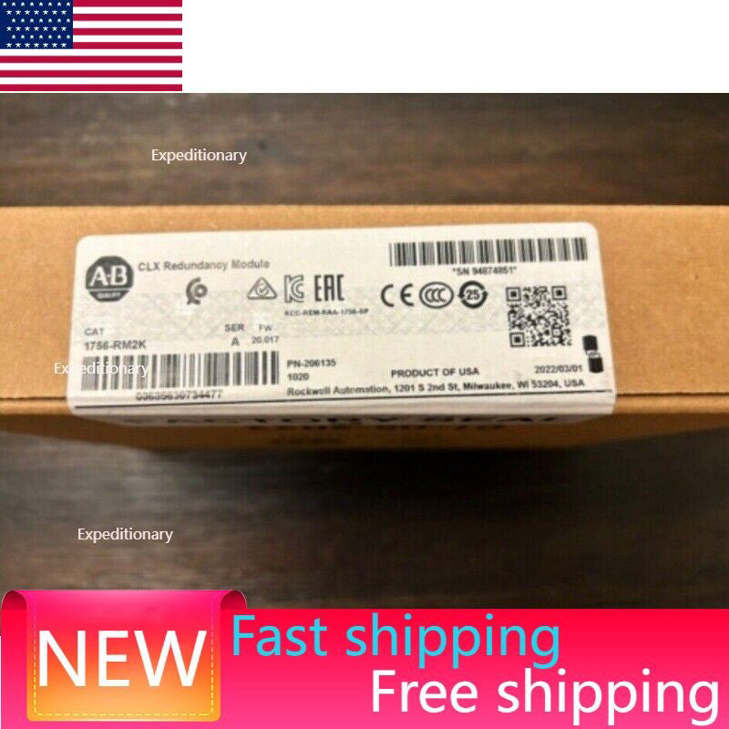 New Sealed Allen-Bradley 1756RM2K CLX Redundancy Module 1756-RM2K US Free Tax