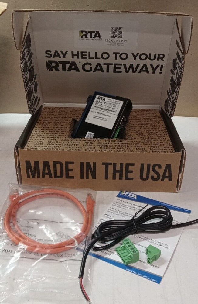 NEW RTA REAL TIME AUTOMATION HW260B RTU SLAVE GATEWAY MODULE 460ETCMM-NNA4-D