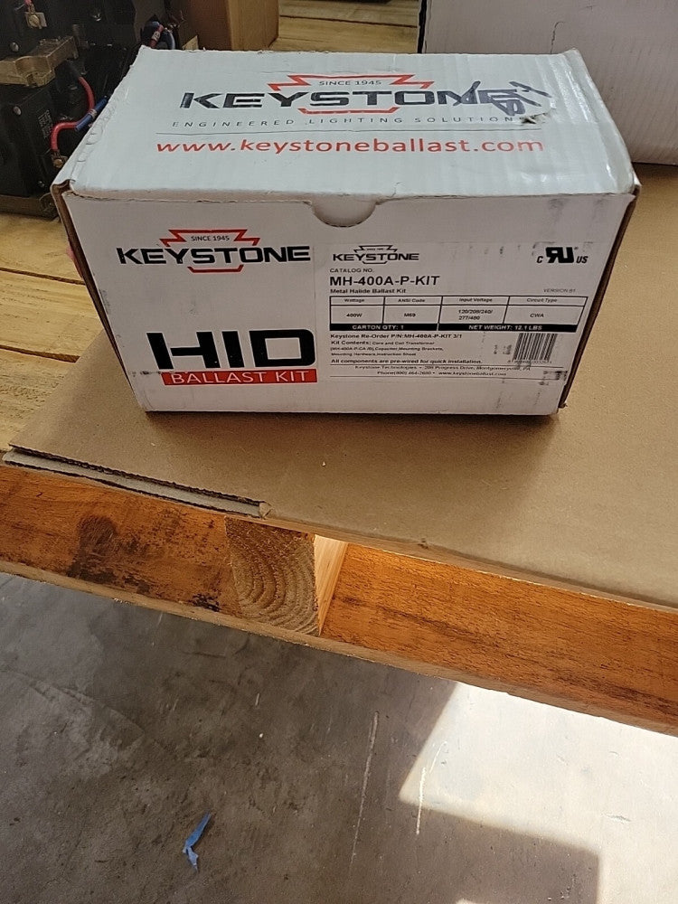 1- Keystone MH-400A-P-KIT (M59) 400 Watts Metal Halide 5-Tap Ballast Kit