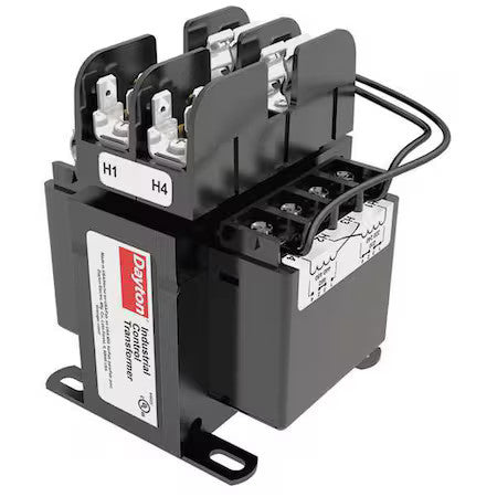 Dayton 31Eh48 Control Transformer, 50 Va, 24V Ac, 240/480V Ac