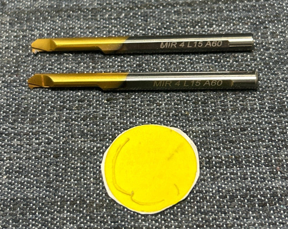 CARMEX BORING TOOL 4.00" SHANK DIAM 2" OAL  MIR-4-L15-A60 LOT OF 2